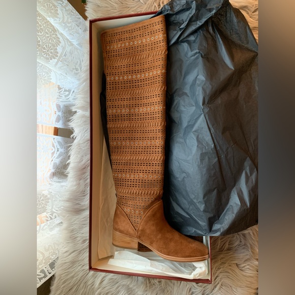 Donald Pliner Devya Tall Suede Boots - Picture 8 of 15